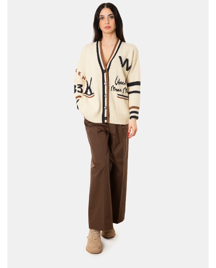 MAXMARA WEEKEND Pantalone ampio  in cotone