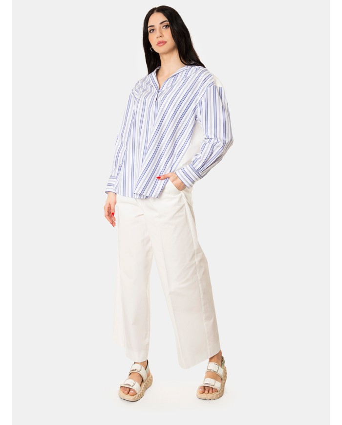 MAXMARA WEEKEND Pantalone ampio in cotone