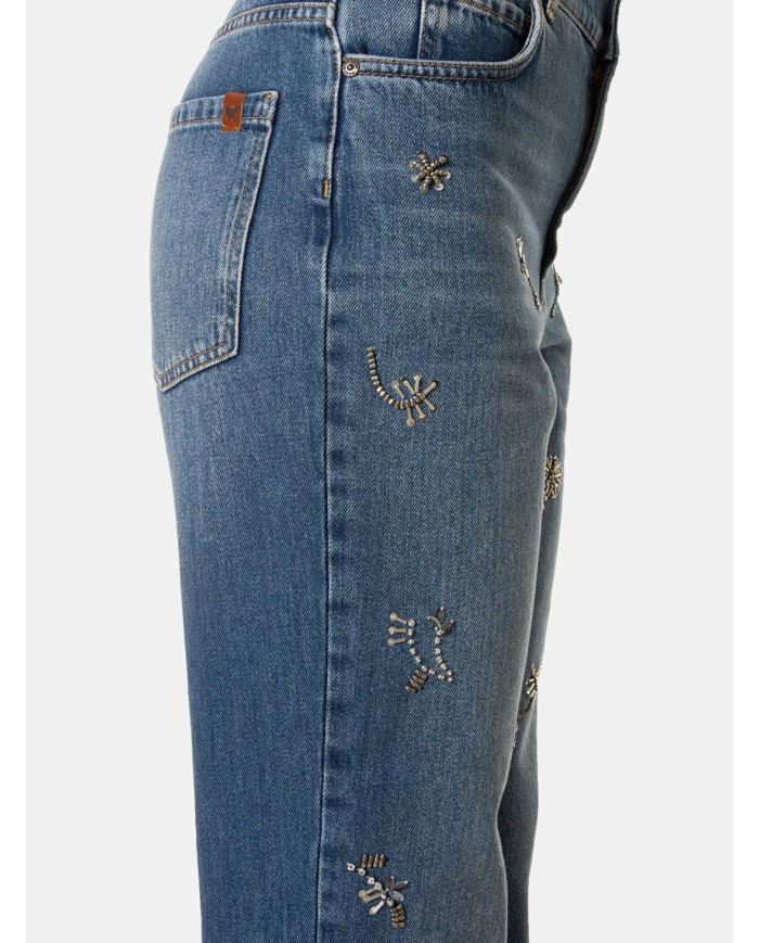 MAXMARA WEEKEND Jeans con applicazioni