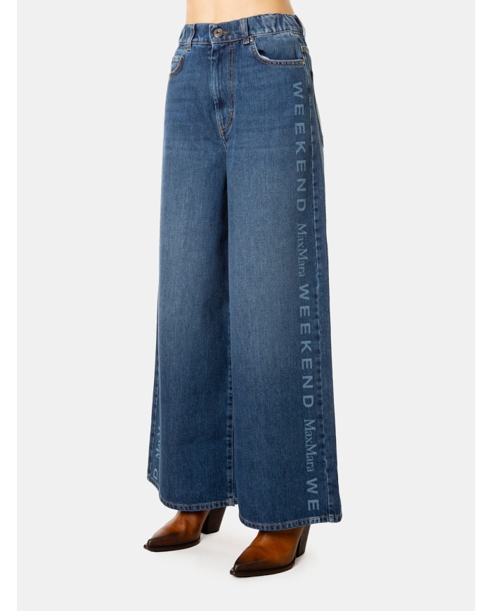 MAXMARA WEEKEND Jeans ampio logato
