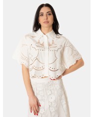 BERENICE. Camicia con ricamo