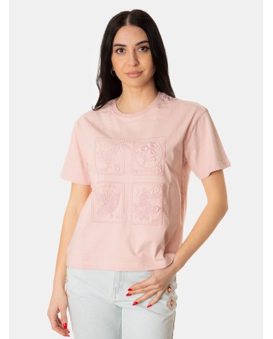 BERENICE. T-shirt con ricami