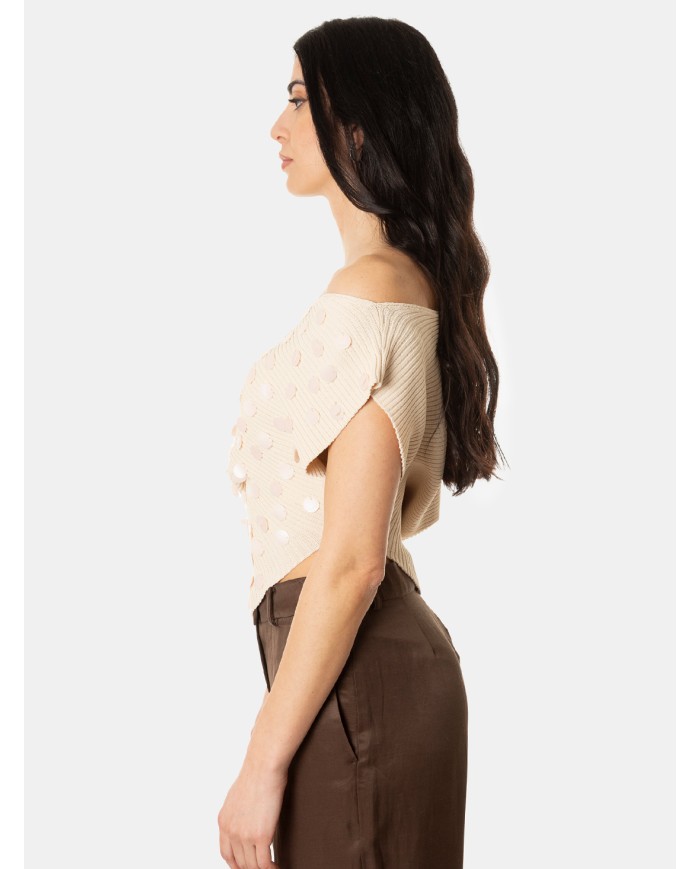 JIJIL Maglia con paillettes