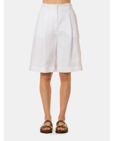 MAXMARA STUDIO Bermuda in lino