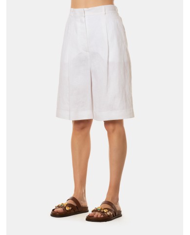 MAXMARA STUDIO Bermuda in lino