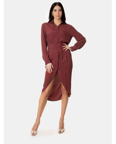 SEMICOUTURE Abito misto seta