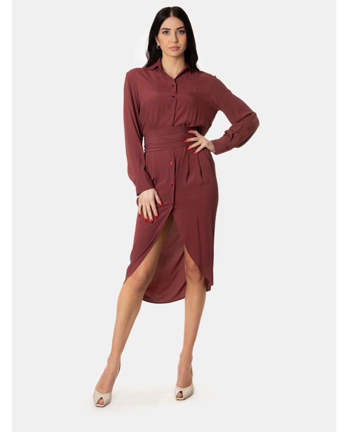 SEMICOUTURE Abito misto seta