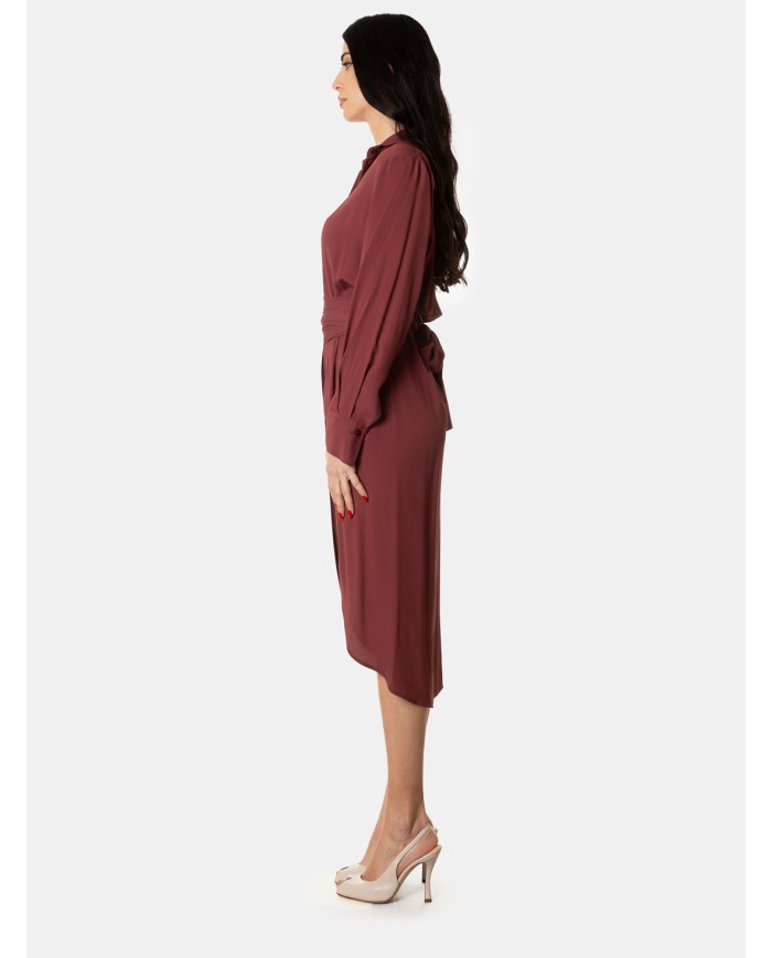 SEMICOUTURE Abito misto seta