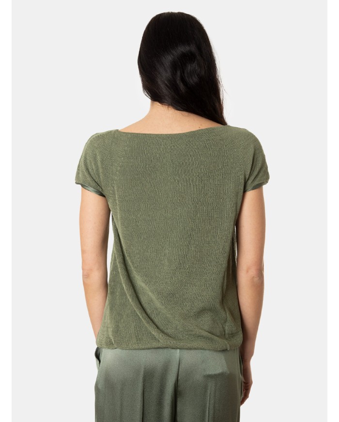 SEMICOUTURE T-shirt in seta