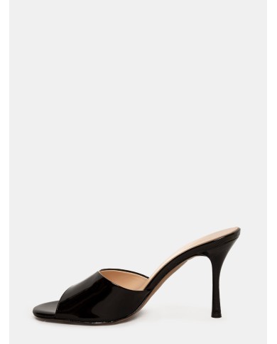 BIANCA DI' Sandalo Mule in vernice