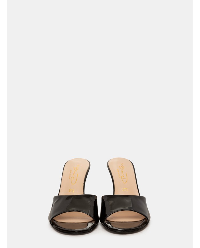 BIANCA DI' Sandalo Mule in vernice