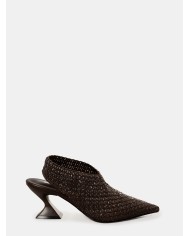 JEANNOT Sandalo slingback in rafia