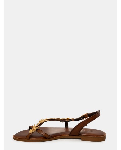 CARYATIS Sandalo flat con accessorio