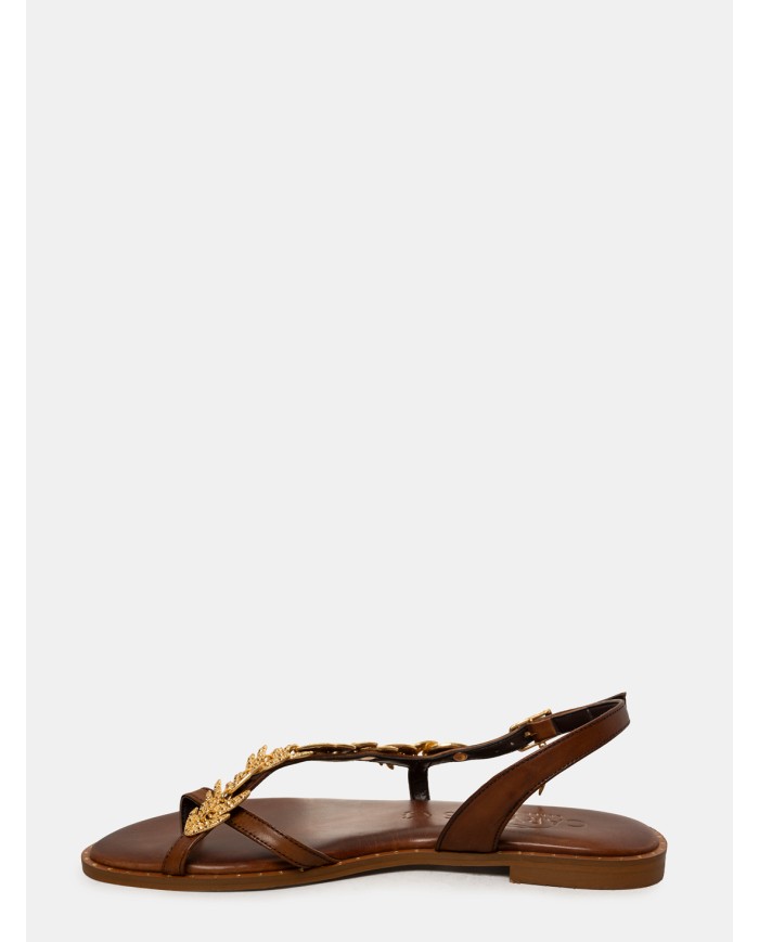 CARYATIS Sandalo flat con accessorio