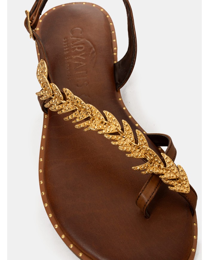 CARYATIS Sandalo flat con accessorio