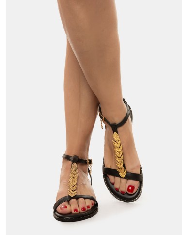 CARYATIS Sandalo flat con accessorio