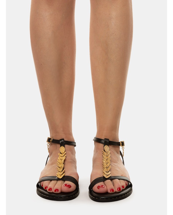 CARYATIS Sandalo flat con accessorio