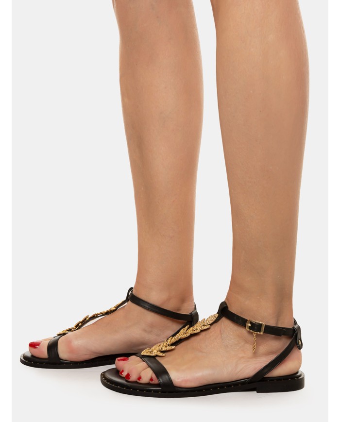 CARYATIS Sandalo flat con accessorio