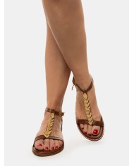 CARYATIS Sandalo flat con accessorio