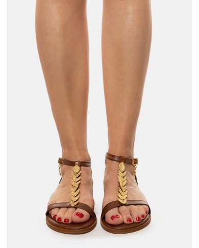 CARYATIS Sandalo flat con accessorio
