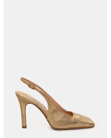 FRANCESCO SACCO Sandalo slingback laminato