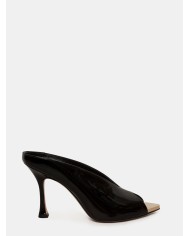 FRANCESCO SACCO Sandalo Mule in vernice