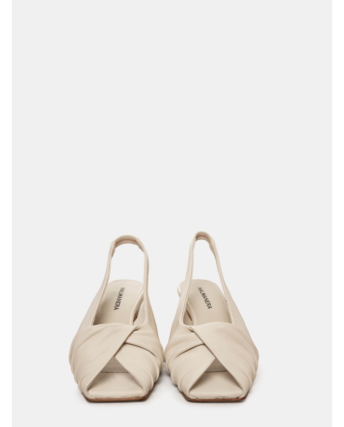 HALMANERA Sandalo slingback in nappa