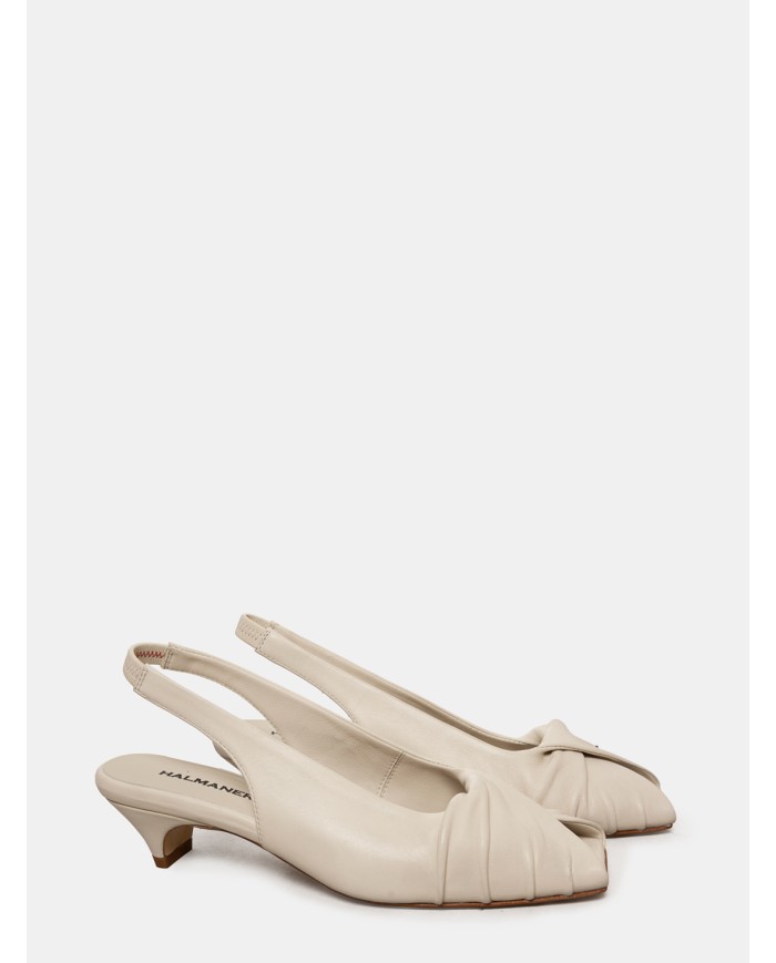 HALMANERA Sandalo slingback in nappa