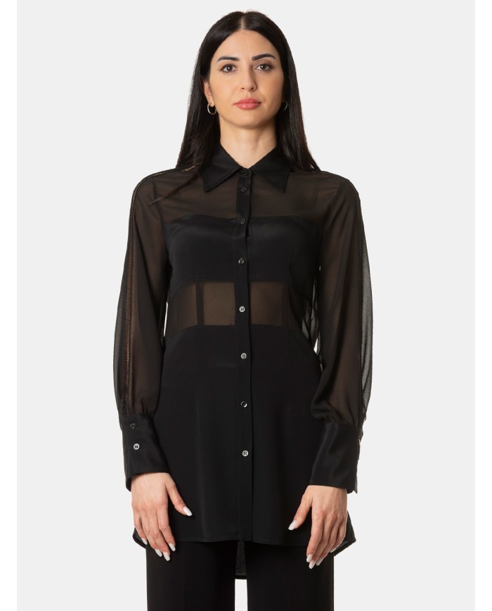 SIMONA CORSELLINI Camicia in misto seta