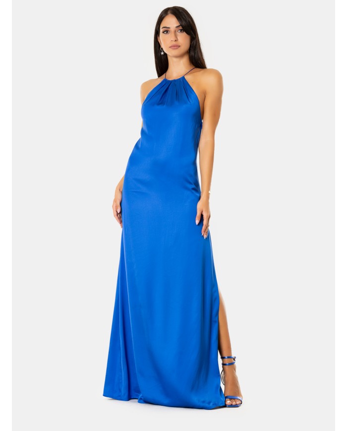 JIJIL Abito Elegante Blu Elettrico