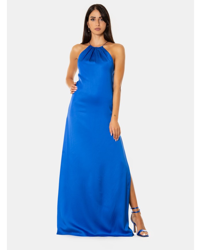 JIJIL Abito Elegante Blu Elettrico
