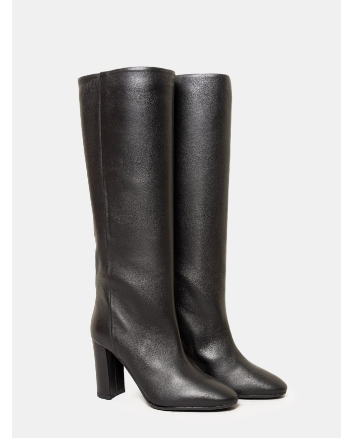 BIANCA DI' Stivale in nappa Nero