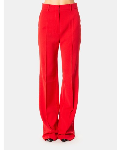 MAXMARA STUDIO Pantalone completo a palazzo Rosso