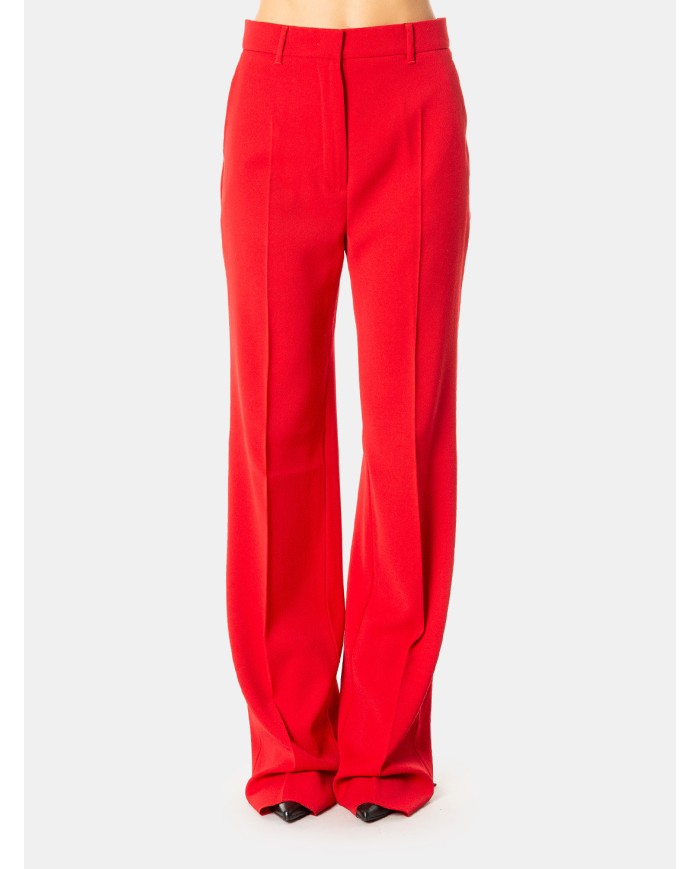 MAXMARA STUDIO Pantalone completo a palazzo Rosso