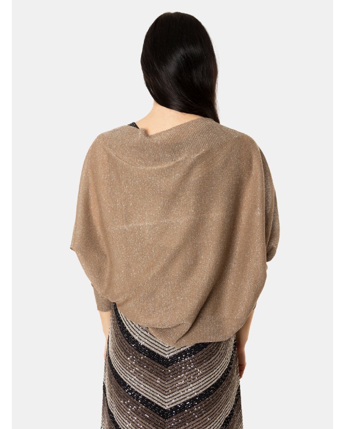 D.EXTERIOR Coprispalle lurex Mocha