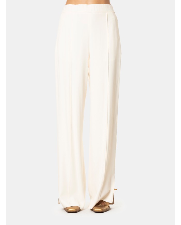 LIVIANA CONTI Pantalone morbido Mandorla