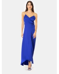 SIMONA CORSELLINI Abito elegante con bretella gioiello Bluette