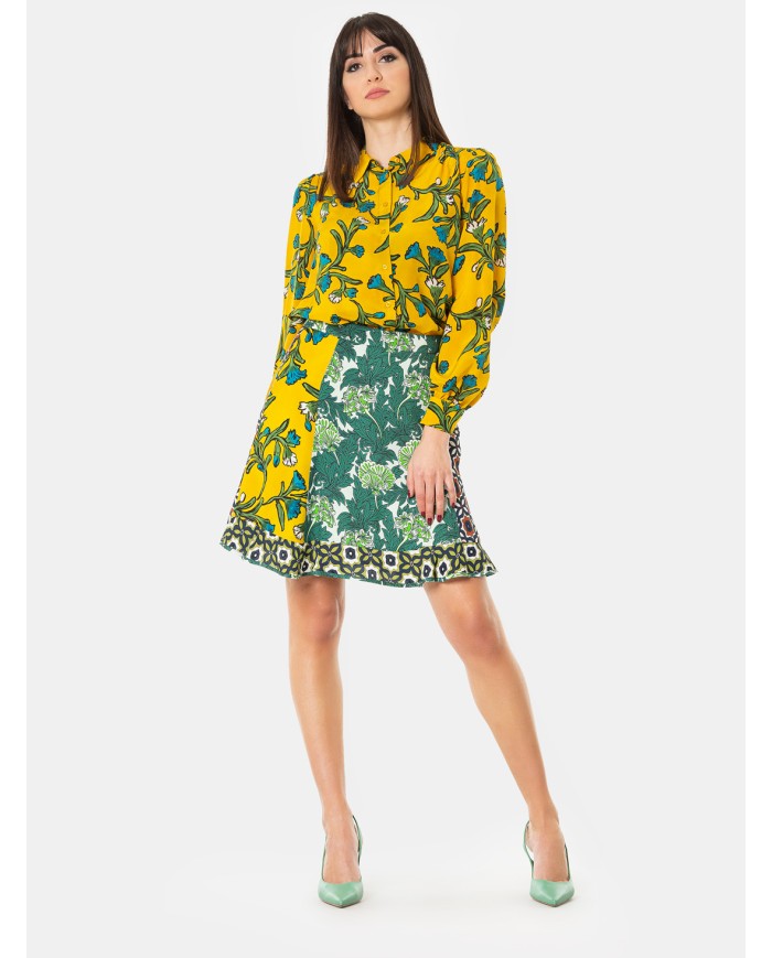 MAXMARA WEEKEND Camicia in seta Fiore Ramage