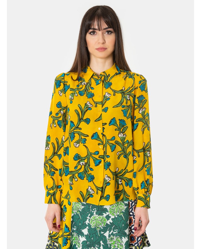 MAXMARA WEEKEND Camicia in seta Fiore Ramage