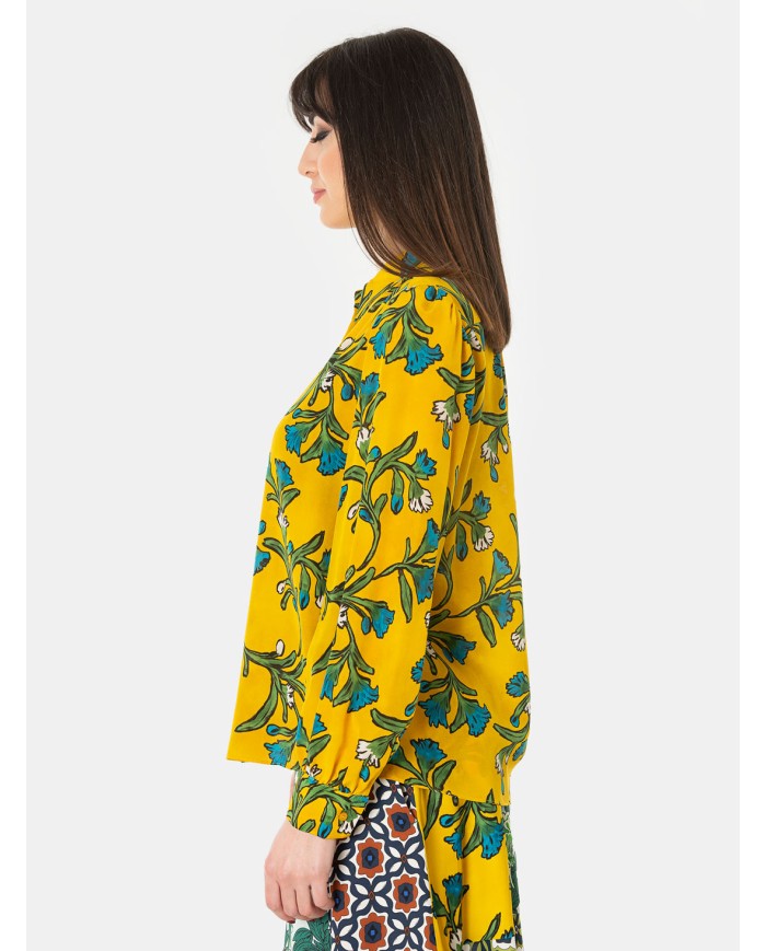 MAXMARA WEEKEND Camicia in seta Fiore Ramage