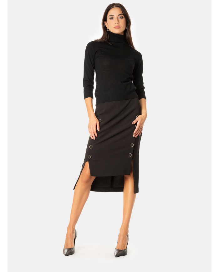 SIMONA CORSELLINI Maglia dolcevita Nero
