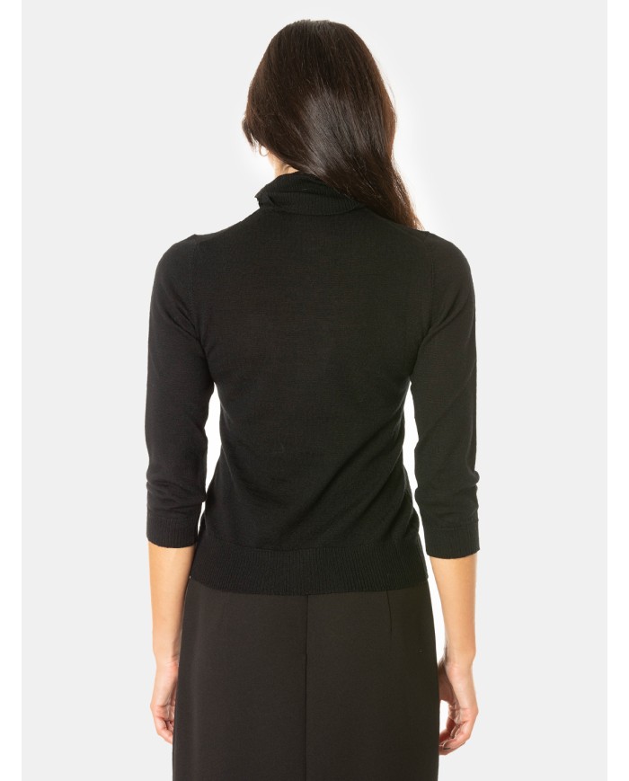 SIMONA CORSELLINI Maglia dolcevita Nero