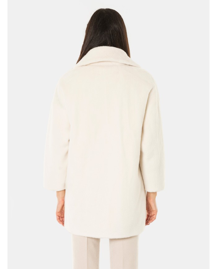 ZOE PARIS Cappotto corto oversize Riso/light Beige