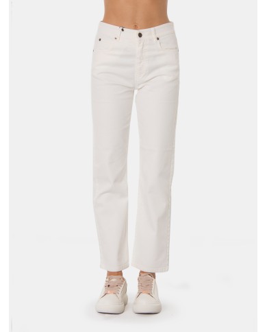 MAXMARA WEEKEND Pantalone in cotone Bianco