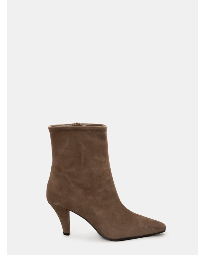 BIANCA DI' Tronchetto in camoscio Taupe