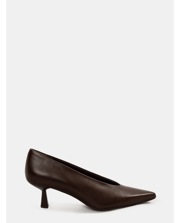 CHANTAL Decolletè in nappa Brown