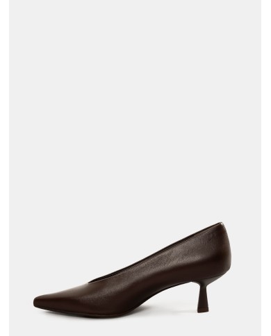 CHANTAL Decolletè in nappa Brown