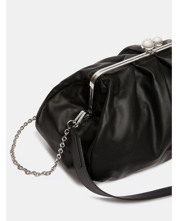 MAXMARA WEEKEND Pasticcino Bag Large Weekend in napp Nero