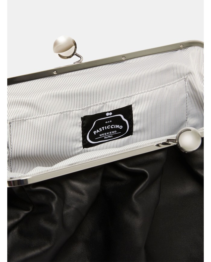 MAXMARA WEEKEND Pasticcino Bag Large Weekend in napp Nero