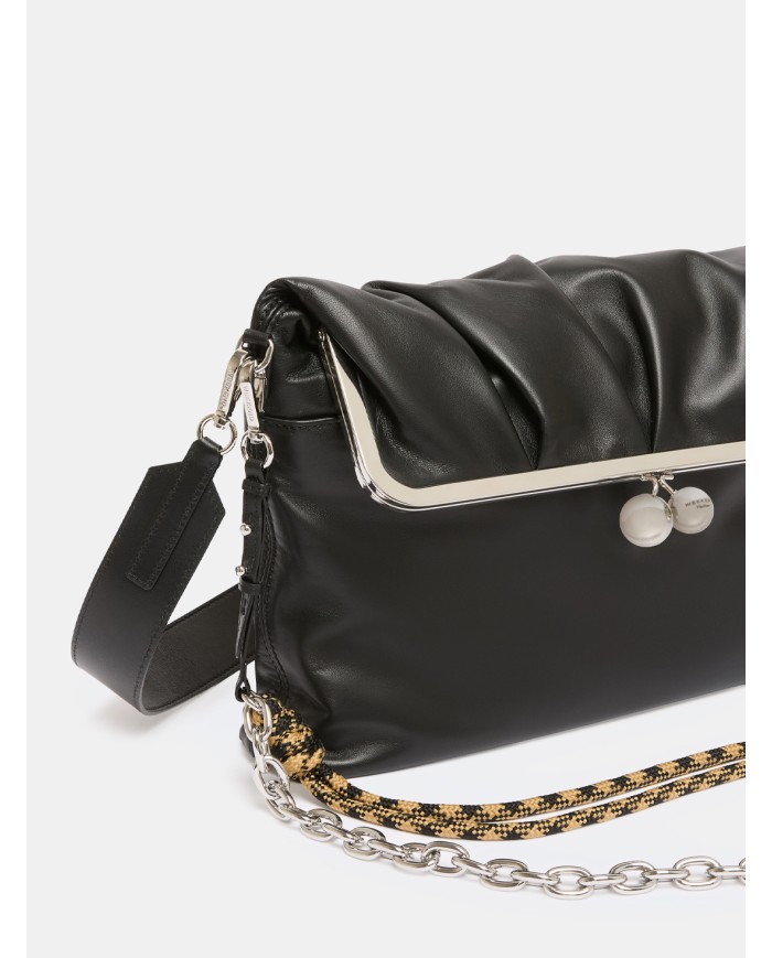MAXMARA WEEKEND Pasticcino Bag Weekend Max Mara in Montone Nero